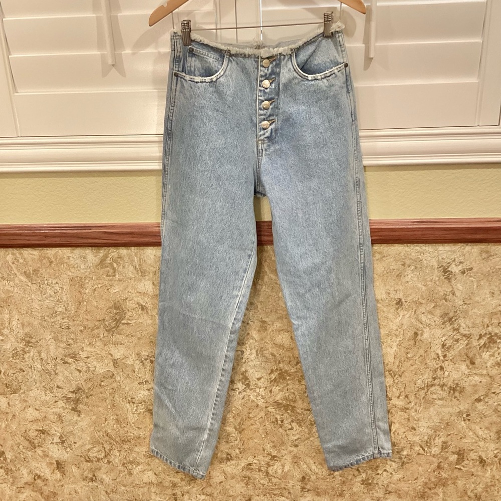 Vintage Wrangler Jeans Modern Size 2/3 High Rise Button Fly Womens Vintage Sz 7